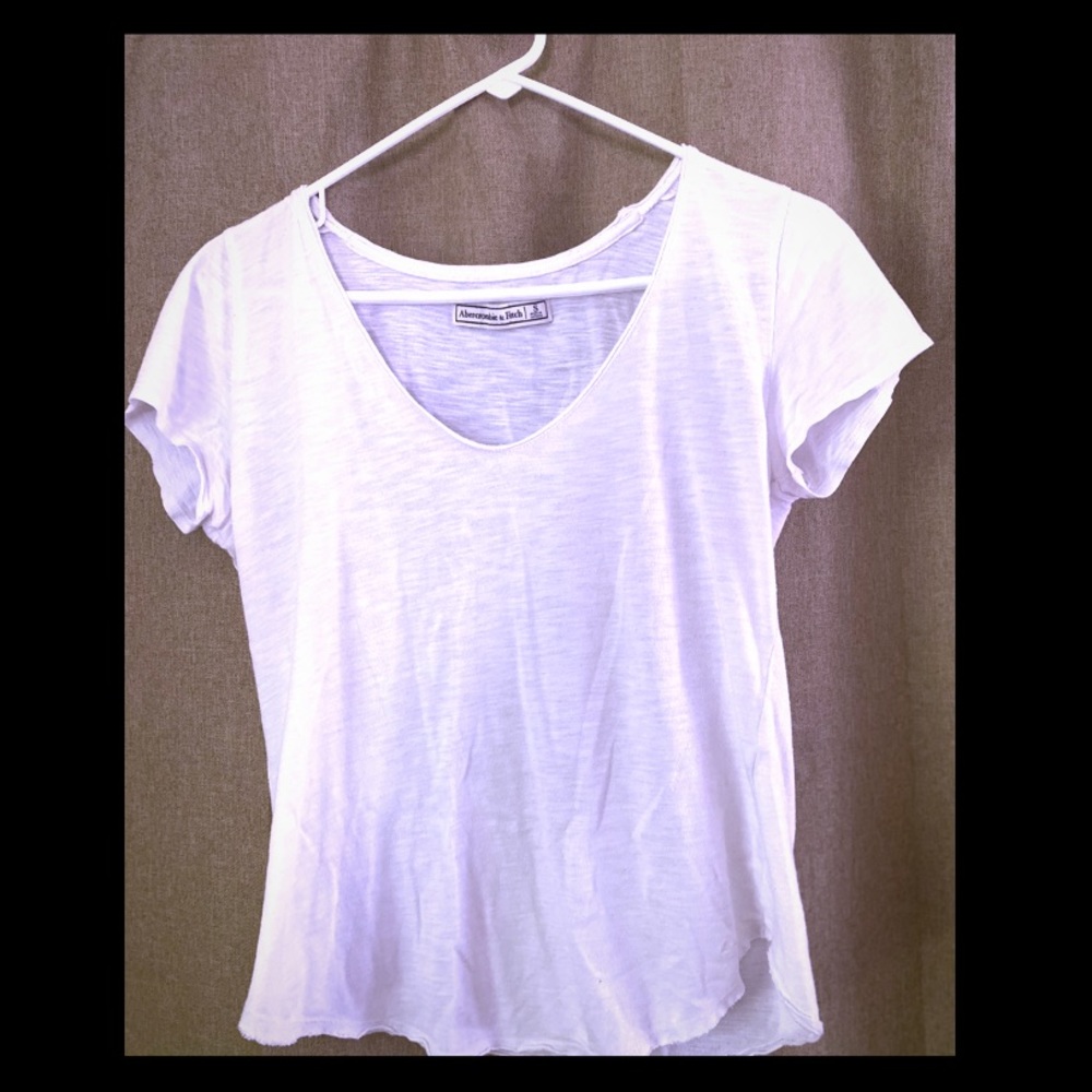 Abercrombie and Fitch white tank